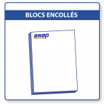 Blocs encollés