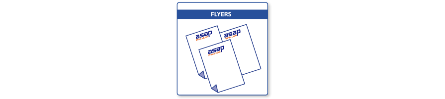 Flyers avec finition